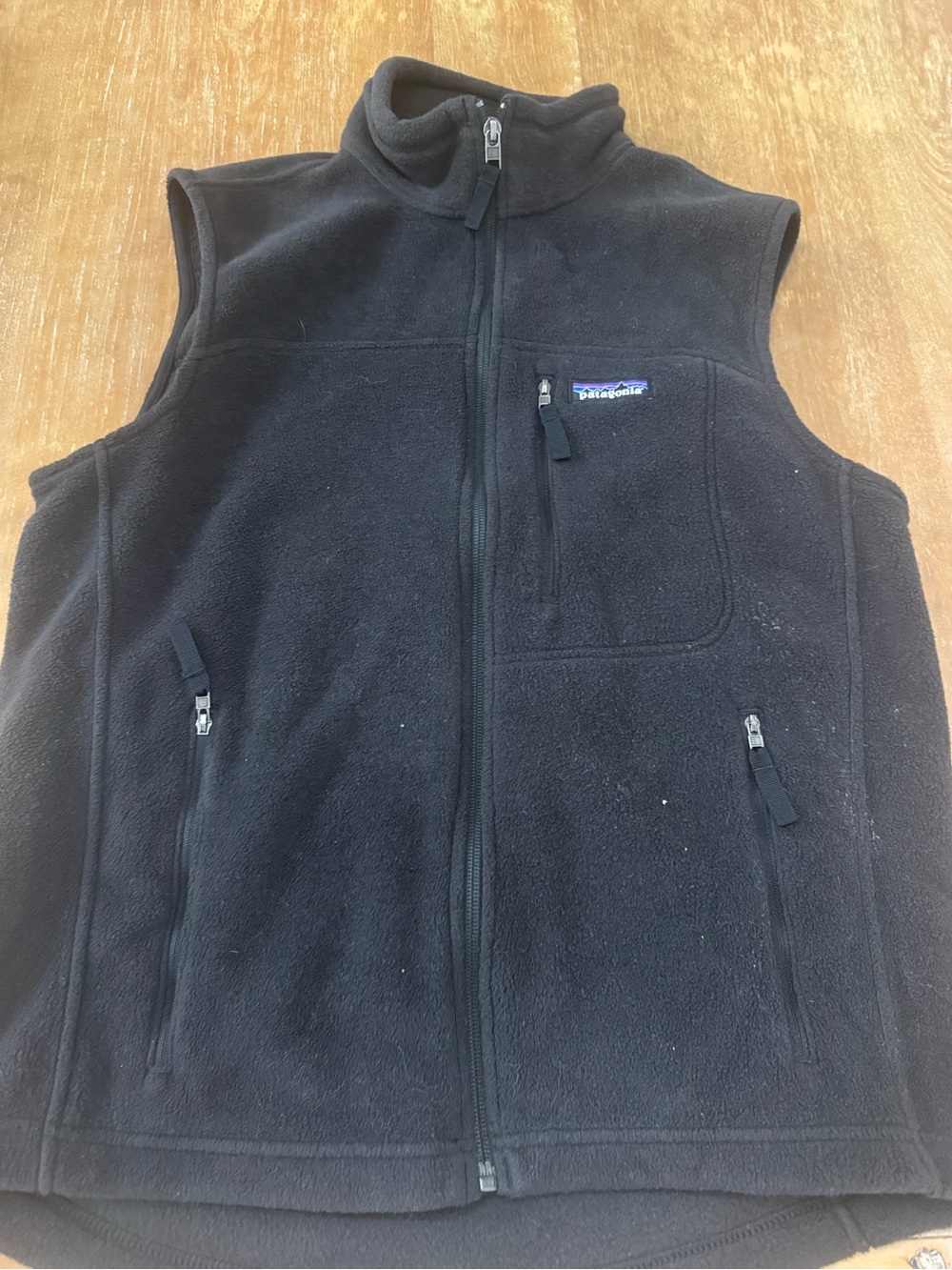 Patagonia Synchilla Black Men’s Full-Zip Fleece Vest